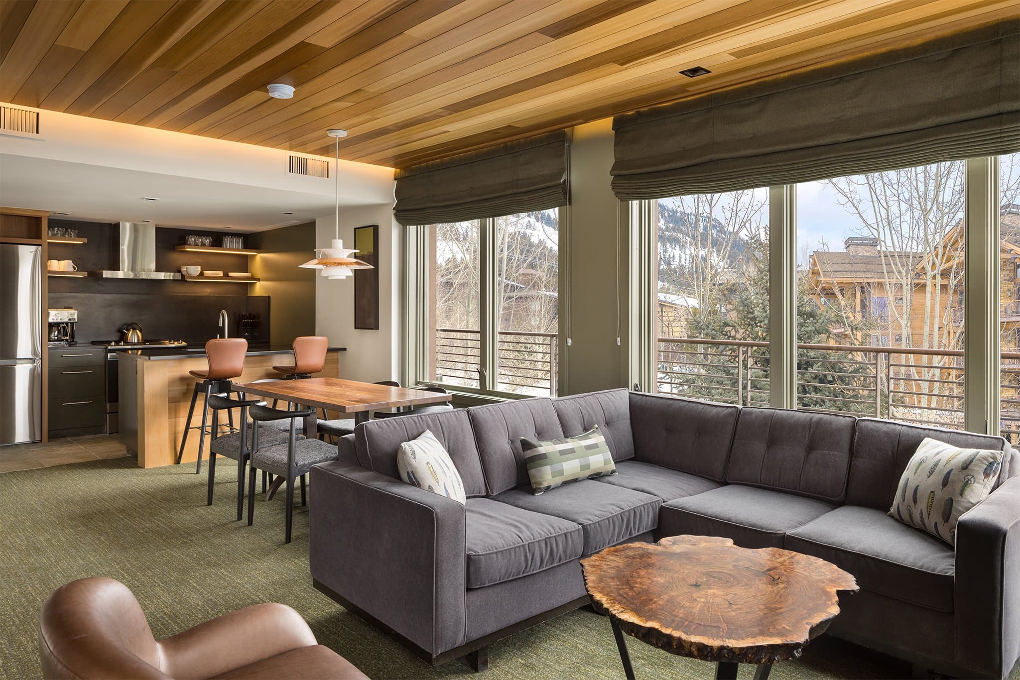 A guest suite at Hotel Terra