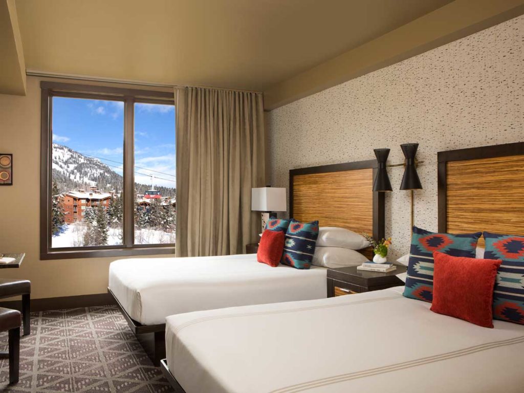 Double Bed Guest Room with mountain view in Jackson Hole, WY
