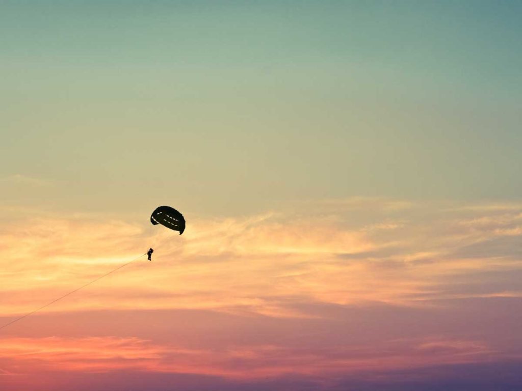 Hang gliding in Jackson Hole, WY