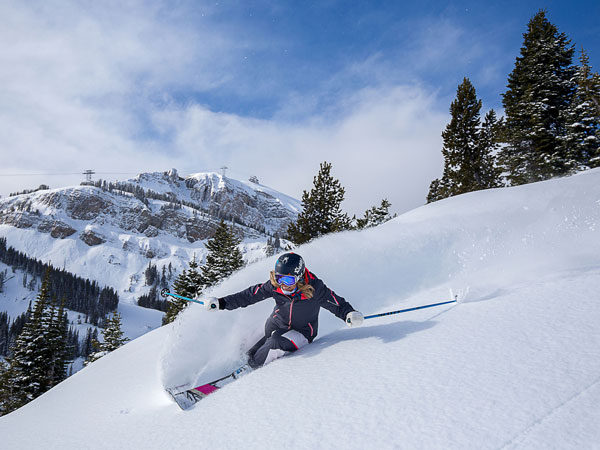 Skier near Jackson Hole.