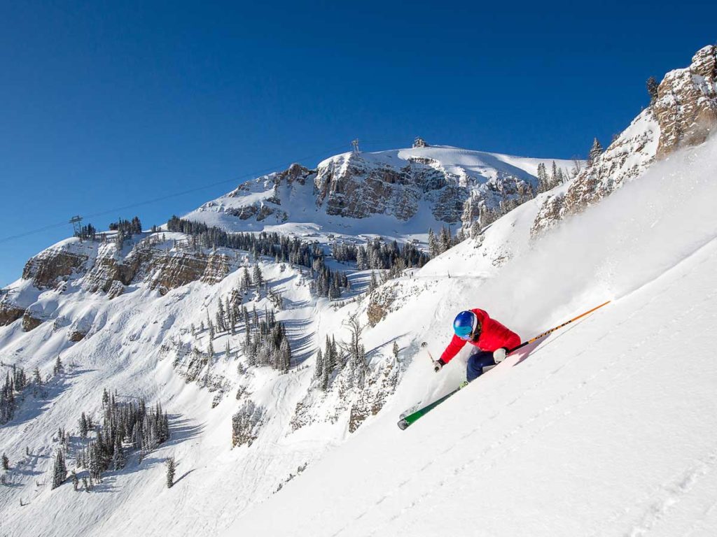 Skiing In Jackson Hole.