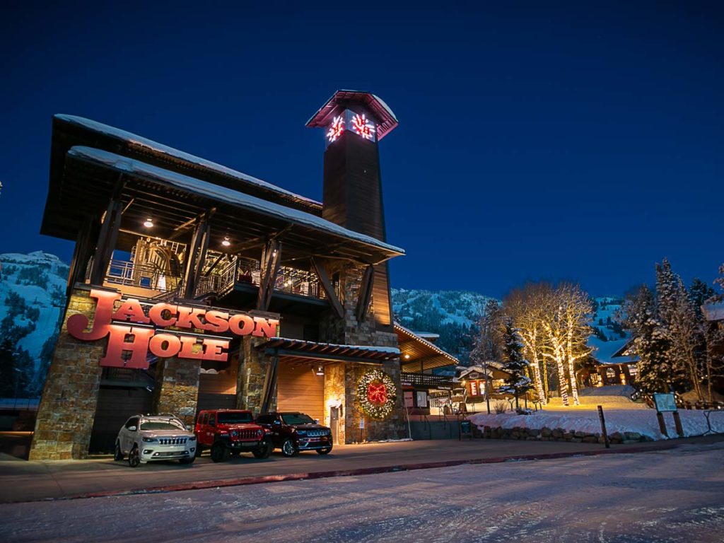 Jackson Hole Mountain Resort Entrance.