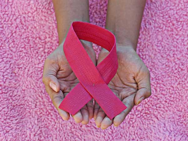 Breast Cancer Awareness Ribbon.