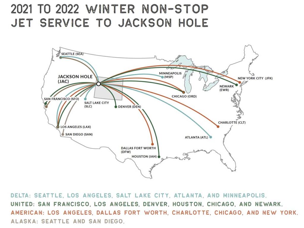 Winter Flight Map.