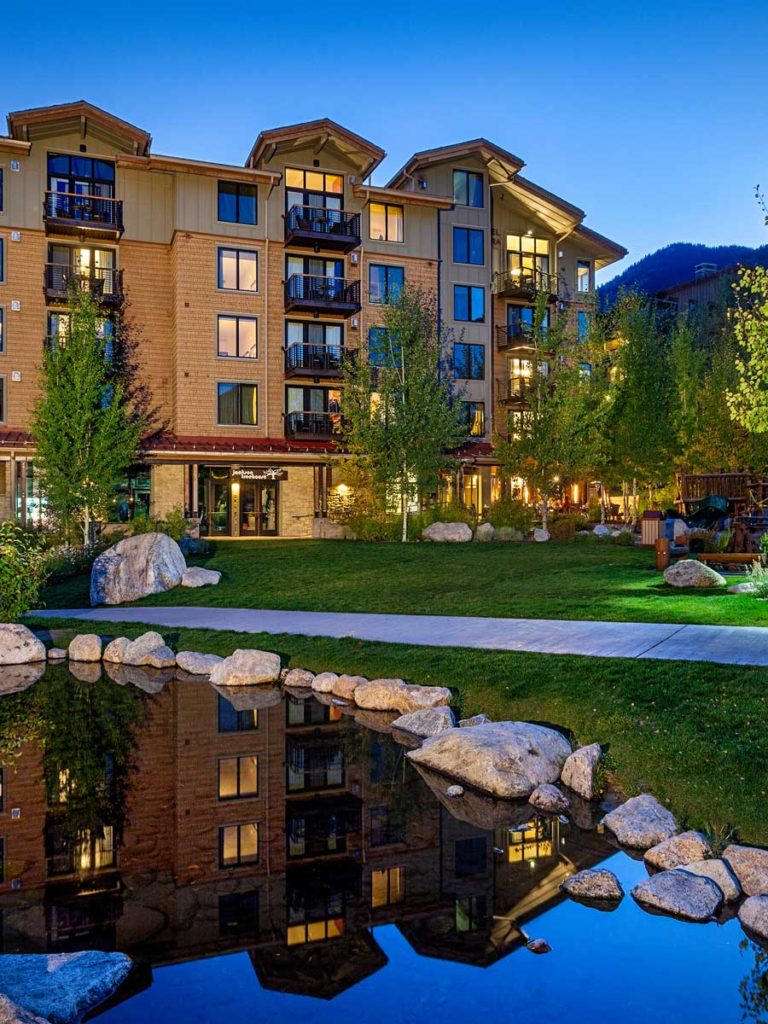 Exterior View Of Hotel Terra In The Summer.