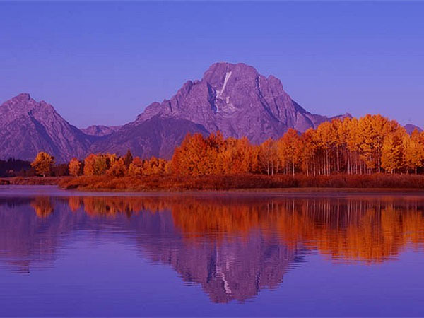 Lake with Fall colors