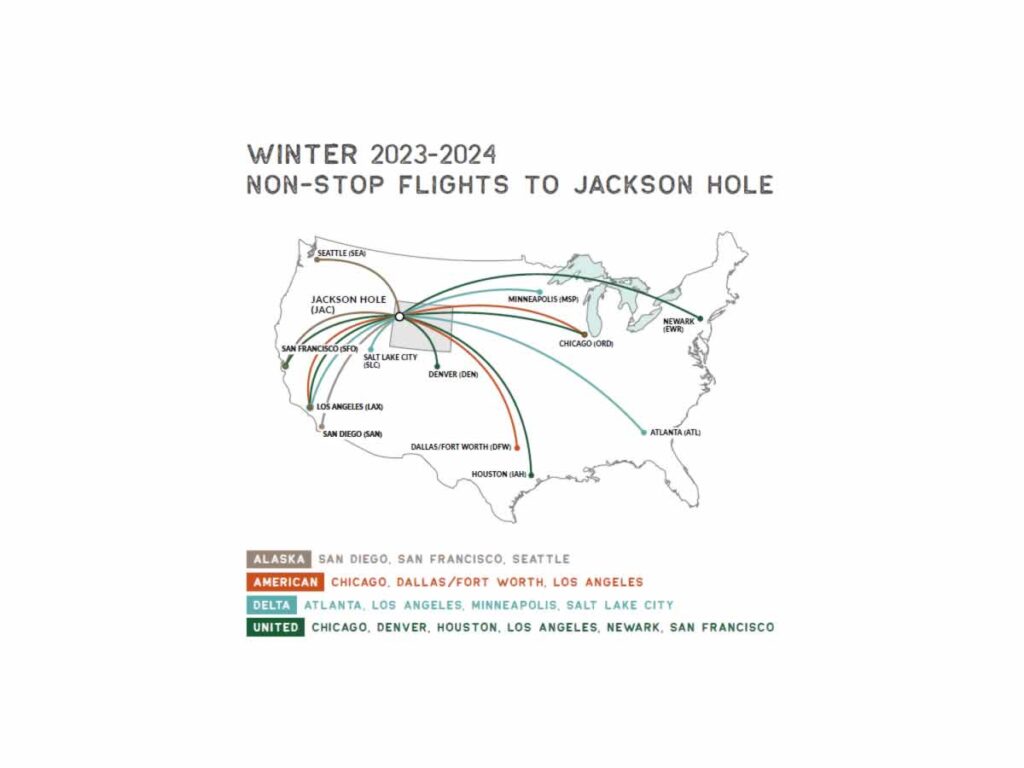 Winter Flight Map.